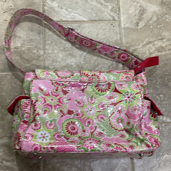 Kalencom Laminated Jazz Ruby Diaper Bag - Picture 5 of 14